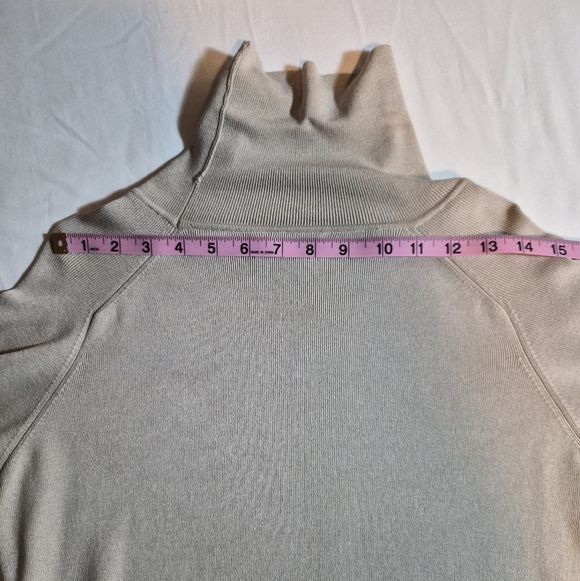 Valerie Separates 100% Silk Grey Mock Neck Sweater PL - READ DESC - Picture 6 of 10